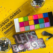 Rude Cosmetics Disco Dance Floor ProFX Palette - Boogie Nights Makeup