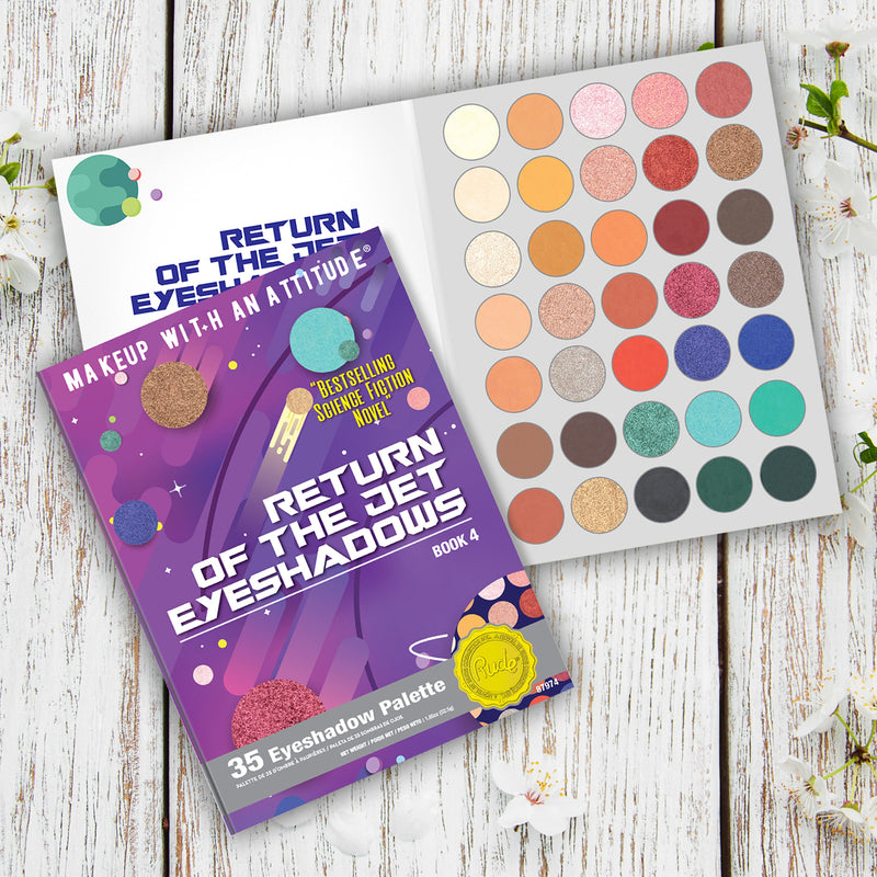 Rude Cosmetics Return of the Jet Eyeshadow 35 Eyeshadow Palette - Book 4 Eyeshadow Palettes