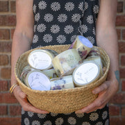 Rosy Rings Roman Lavender Petite Oval Botanical Candle Petite Botanical Candle