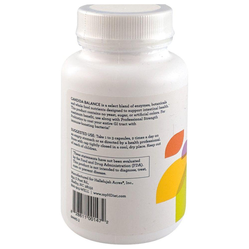 Hallelujah Diet Candida Balance Gut Health