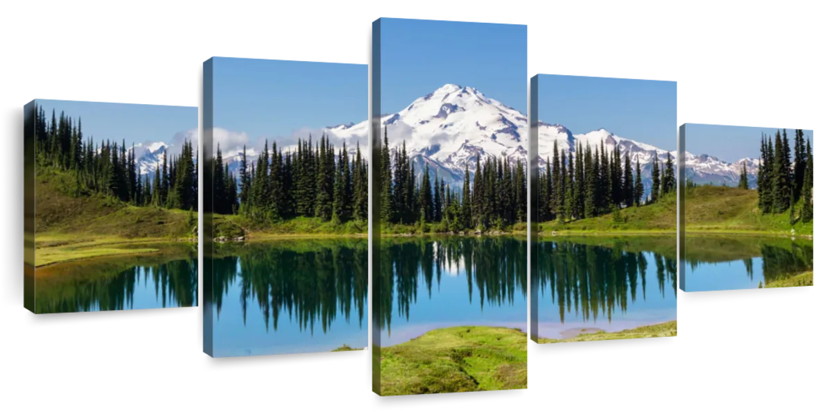 Mount Rainier Little Lagoon Wall Art