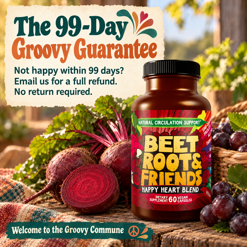Hippie Farms Premium Total Heart & Circulation Blend - Beetroot & Friends Vitamins & Supplements Seashell
