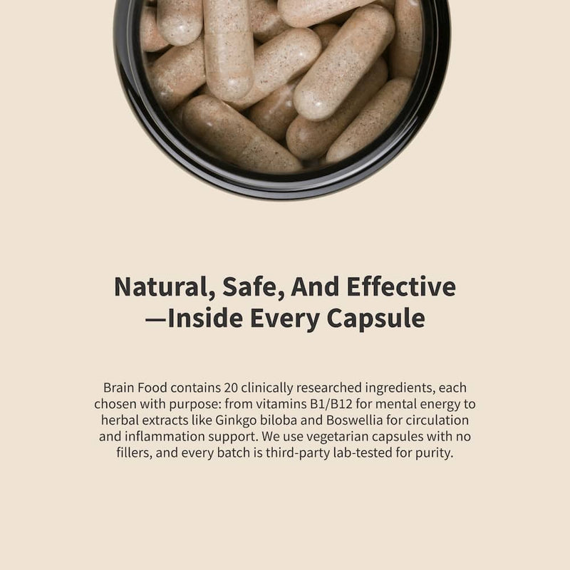 Snap Supplements Brain Food - Buy 2 Get 1 Free