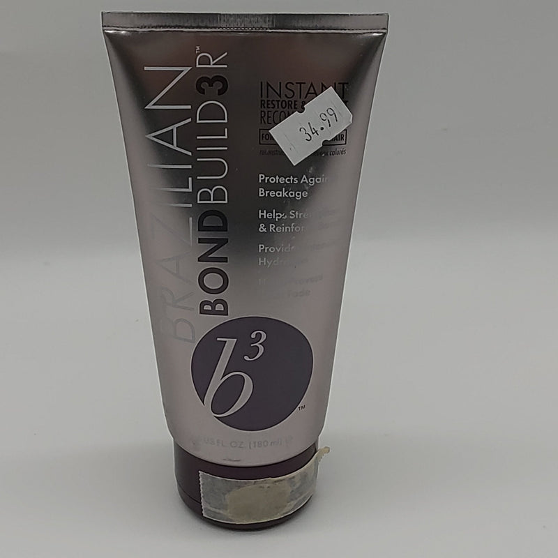 VIP Extensions Brazilian Blowout B3 Bond Builder Instant Restore & Protect Reconstructor 6 oz Scalp Treatment Dark Gray