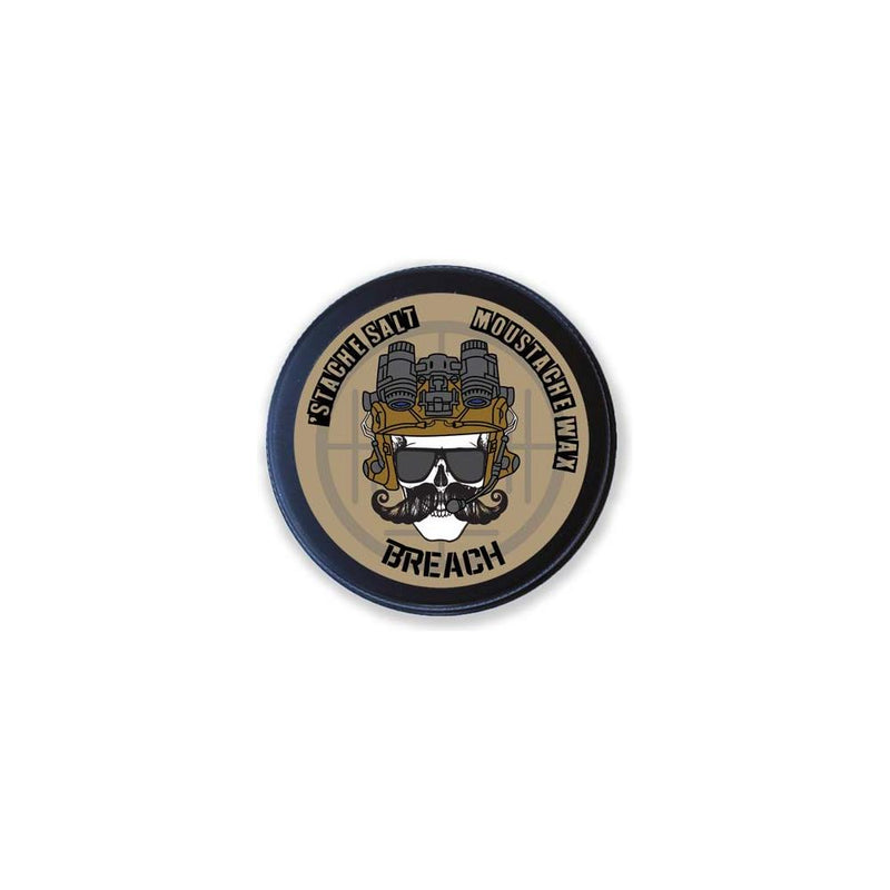 Stache Salt Moustache Wax Breach Moustache Wax- Strong Hold Moustache Wax
