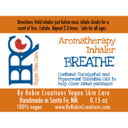 By Robin Creations Best Seller! Breathe Cold Care Aromatherapy Inhaler Massage & Relaxation