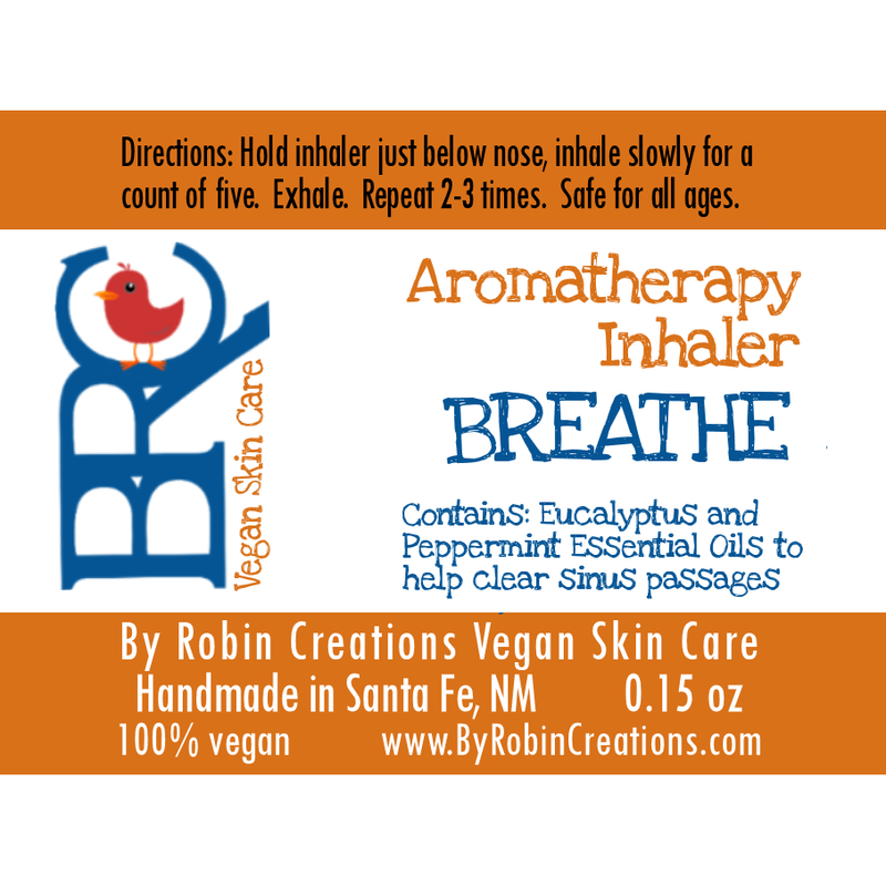 By Robin Creations Best Seller! Breathe Cold Care Aromatherapy Inhaler Massage & Relaxation