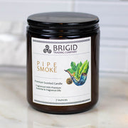 Brigid Trading Company Pipe Smoke Soy Wax Candle - Cuban Tobacco, Smoked Oud, and Deep Resins Premium Scented Candle