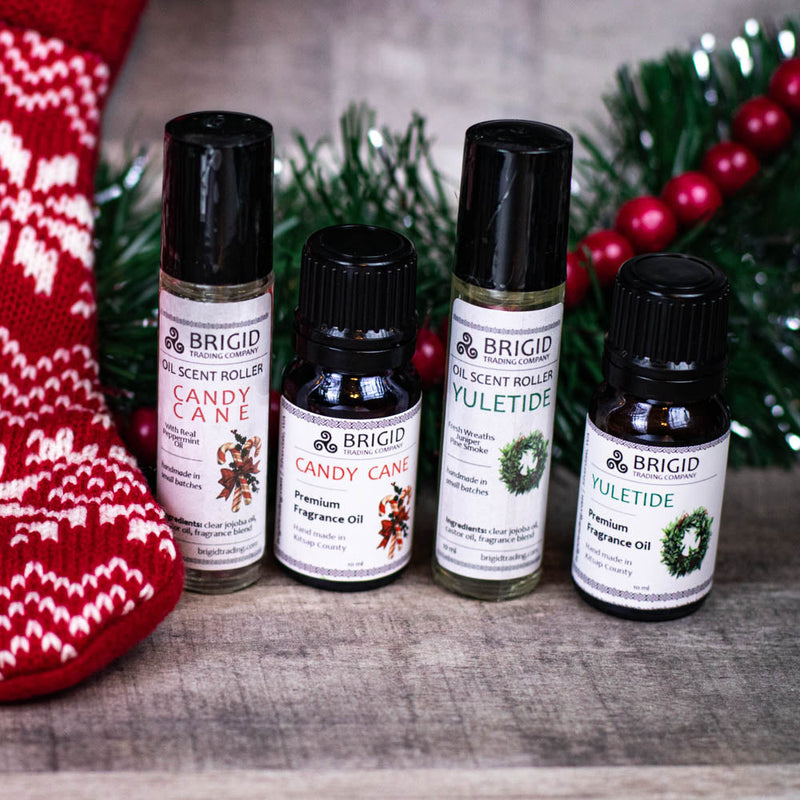 Brigid Trading Company Yuletide Diffuser Oil - Juniper, Christmas Wreaths, Pine Trees, and Bonfire Smoke diffuser oil