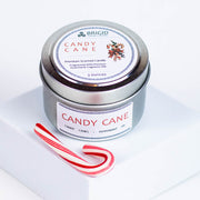 Brigid Trading Company Candy Cane Soy Wax Candle - Peppermint and Candy Canes Premium Scented Candle
