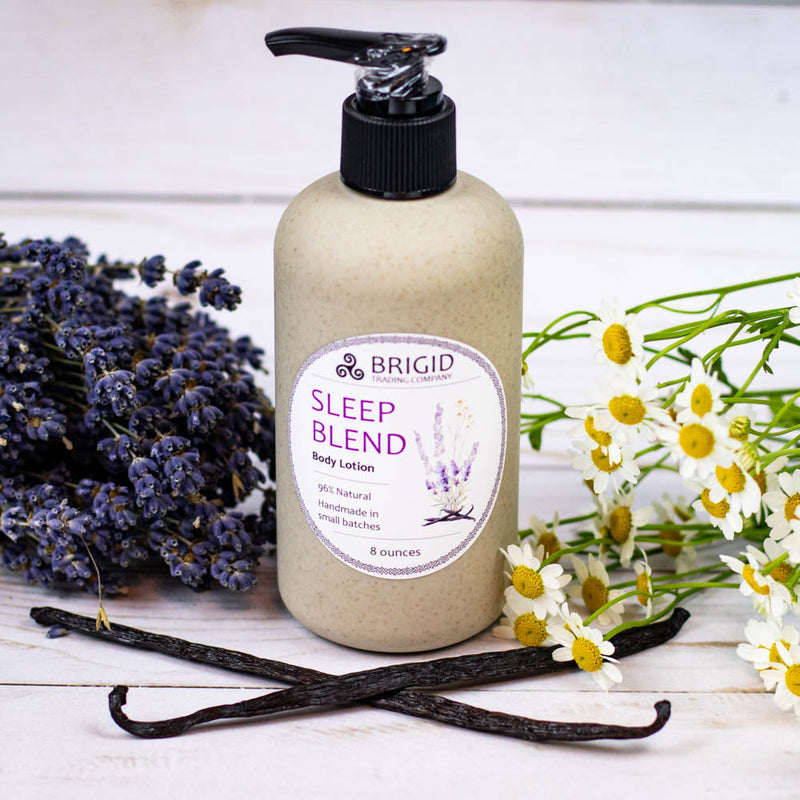 Brigid Trading Company Sleep Blend Natural Body Lotion - Lavender, Chamomile, and Vanilla Body Lotion