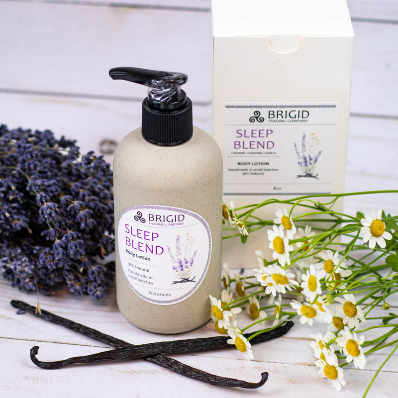 Brigid Trading Company Sleep Blend Natural Body Lotion - Lavender, Chamomile, and Vanilla Body Lotion