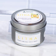 Brigid Trading Company Litha Soy Wax Candle - Lemon, Sweet Orange, Myrtle, and Ylang Ylang Aromatherapy Candle