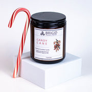 Brigid Trading Company Candy Cane Soy Wax Candle - Peppermint and Candy Canes Premium Scented Candle