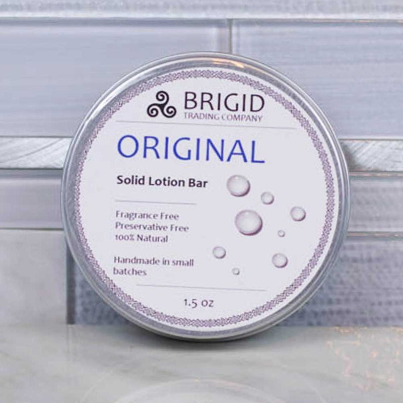 Brigid Trading Company Solid Natural Lotion Bars - Shea Butter - 96-100% Natural Lotion Bars