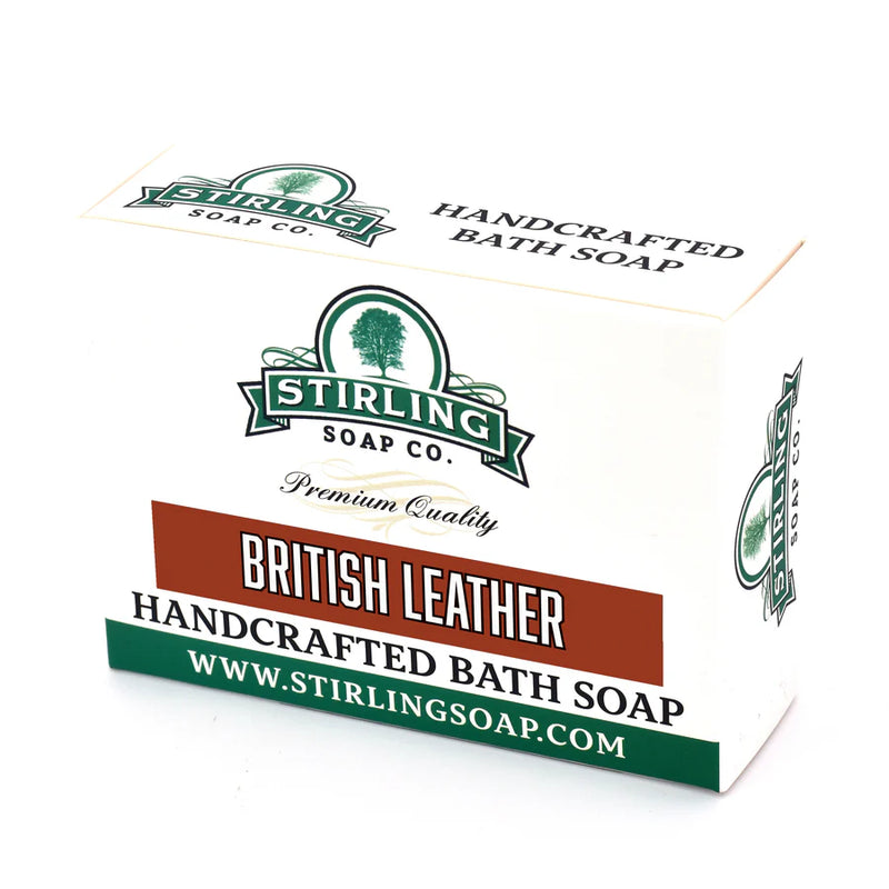 Stirling Soap Co. Stirling Soap Co. British Leather Bath Soap 5.5 Oz Bath Soap
