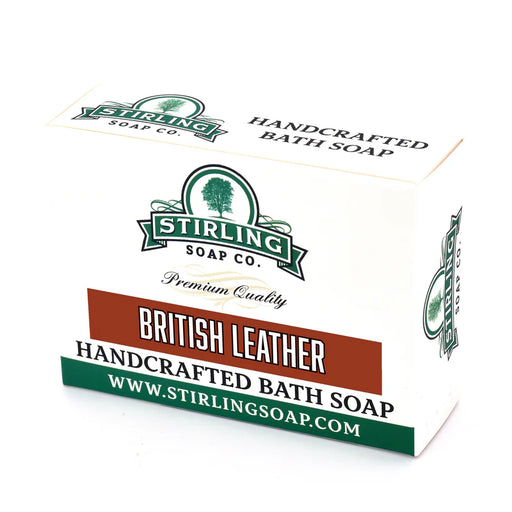 Stirling Soap Co. Stirling Soap Co. British Leather Bath Soap 5.5 Oz Bath Soap