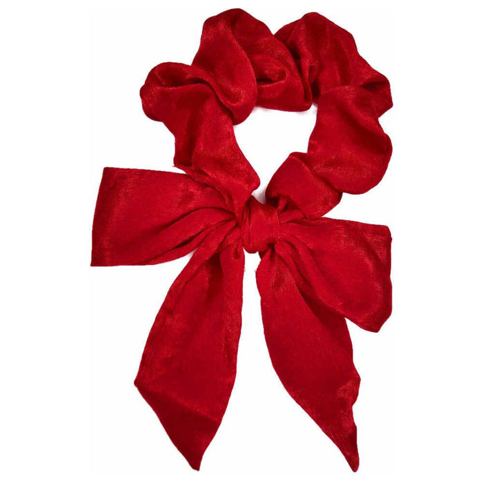 Threddies Satin Brocade Bow Scrunchies