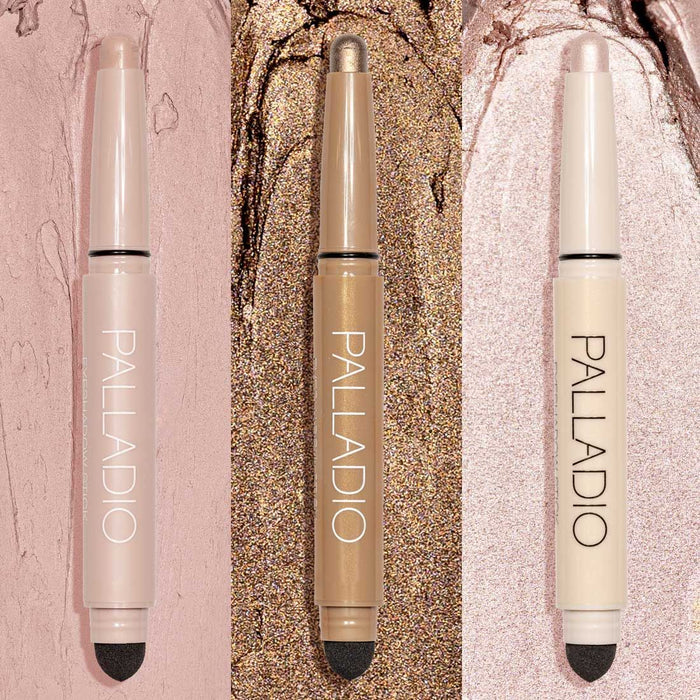 Palladio - Bronze Pearl Radiance Eyeshadow Stick Trio