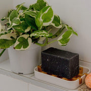 ZeroWasteStore.com Bamboo Soap Dish Soap Dishes & Holders Dark Gray White,Black,Grey