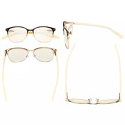 eyekeeper.com Browline Blue Light Filter Eyeglasses LX19002-BB40 Eyeglasses