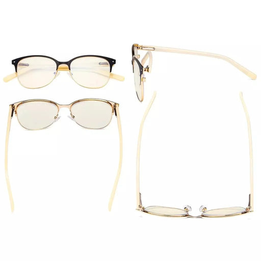 eyekeeper.com Browline Blue Light Filter Eyeglasses LX19002-BB40 Eyeglasses