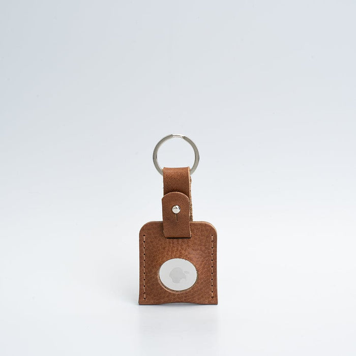 Leather AirTag Keyring by Geometric Goods