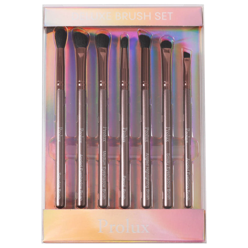 Prolux Cosmetics Deluxe Eye Essentials 7pc Brush set