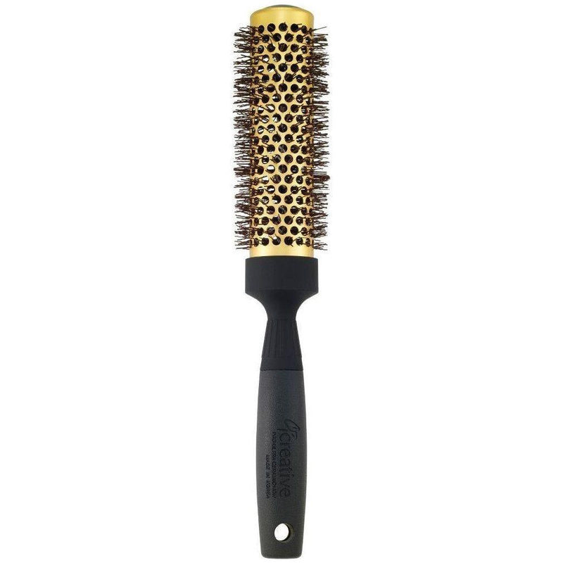 Creative Pro Hair Tools Gold Nano Ceramic Hair Brush with 6 Inch XL Barrel Hair Brush