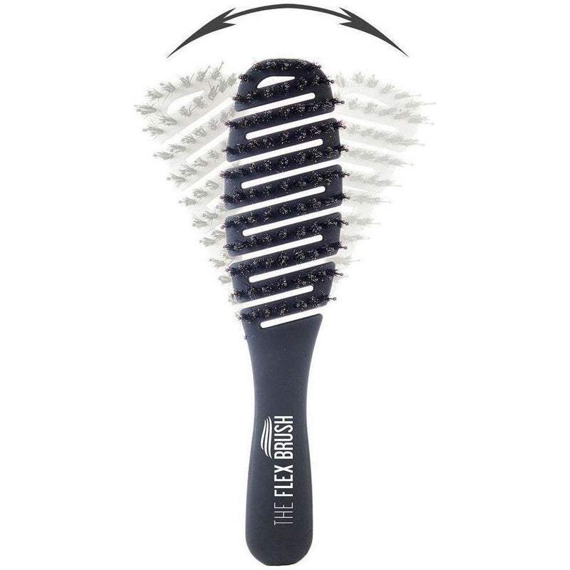 Creative Pro Hair Tools The Flex Brush | Petite Mixed Bristle Hair Brush
