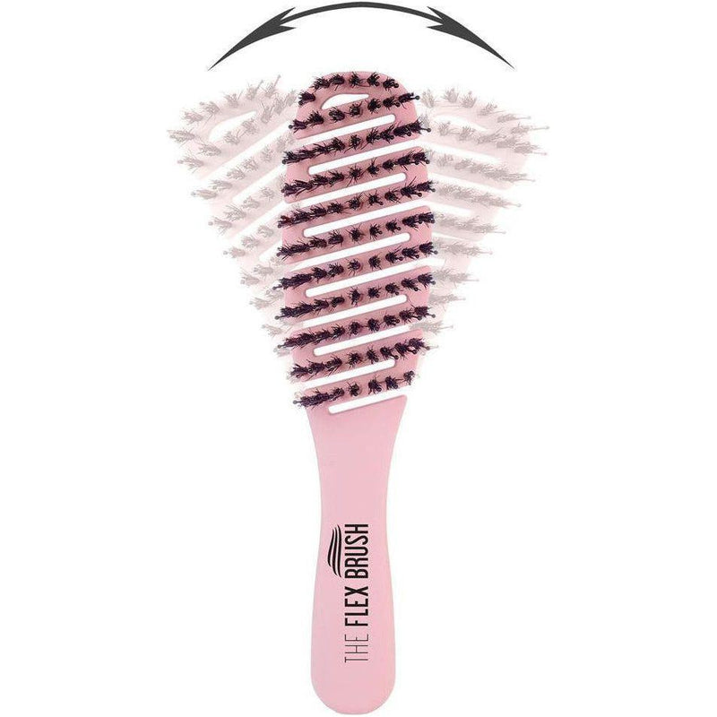 Creative Pro Hair Tools The Flex Brush | Petite Mixed Bristle Hair Brush
