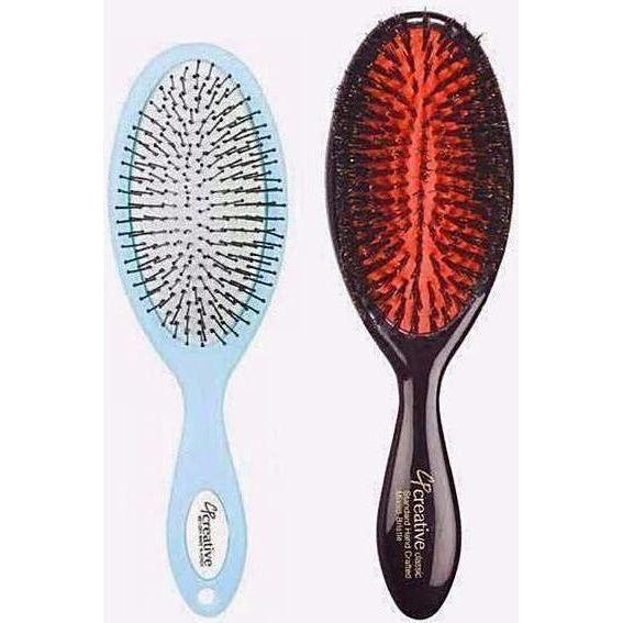 Creative Pro Hair Tools Wet/Dry and Classic Paddle Hair Brush Set Hair Brush Set