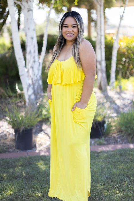 Unleash Your Beauty - Yellow Maxi