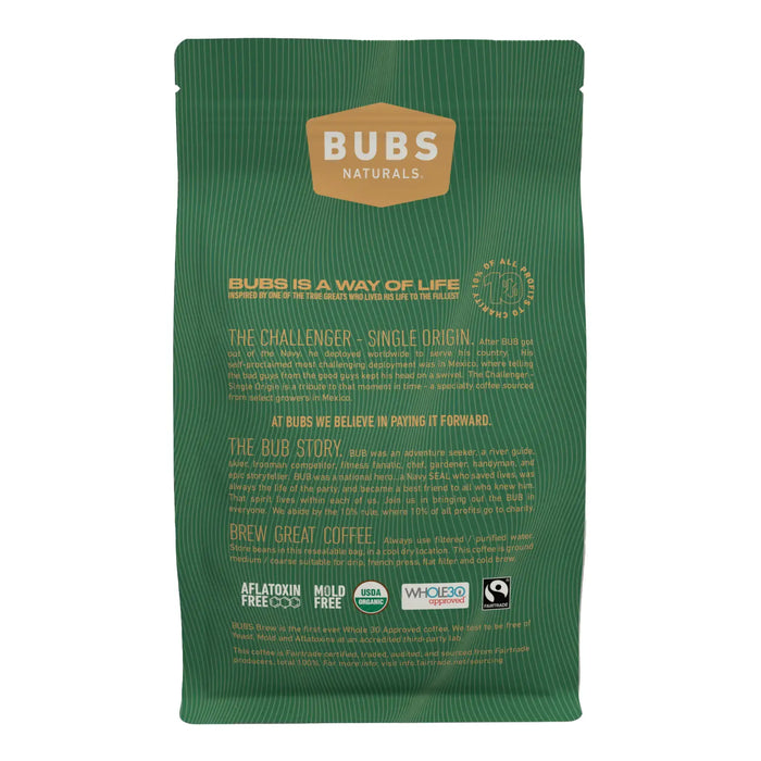 Bubs Naturals - Challenger Coffee | Dark Roast
