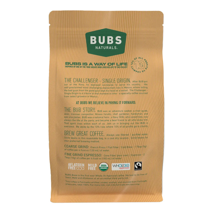 Bubs Naturals - Challenger Coffee | Medium Roast