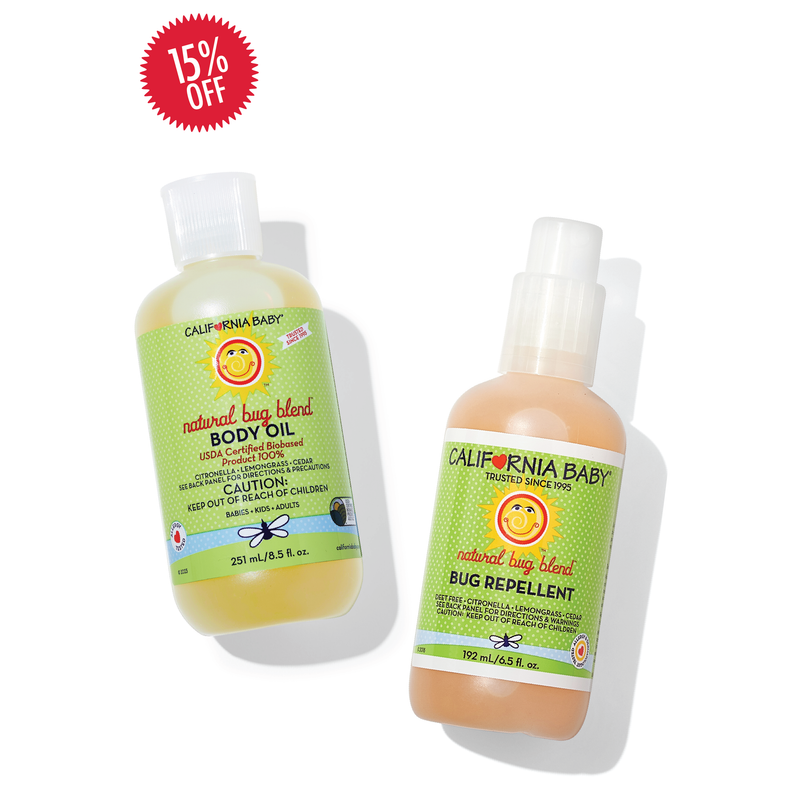 California Baby Natural Bug Blend™ Body Oil Bug Spray