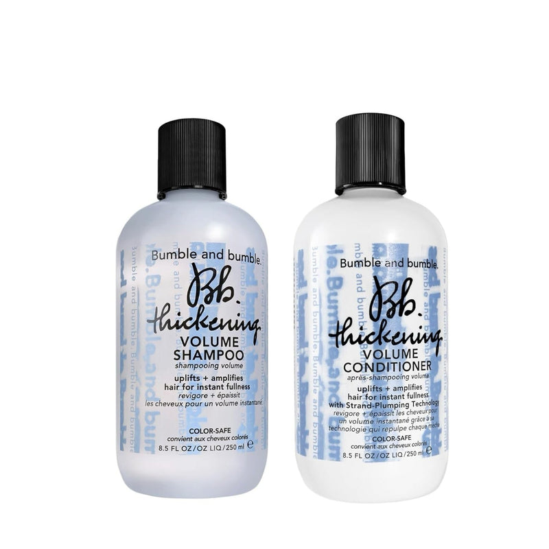 Nava Beauty Bumble and Bumble Thickening Volume Shampoo & Conditioner Duo Hair White Smoke 8.5 Oz Duo