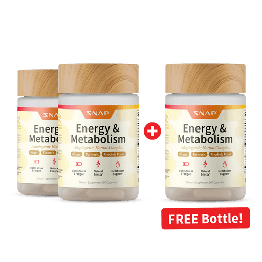 Snap Supplements Energy & Metabolism - Buy 2 Get 1 Free