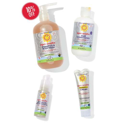 California Baby (No added fragrance)™ Sensitive Skin Bath Essentials Bundles