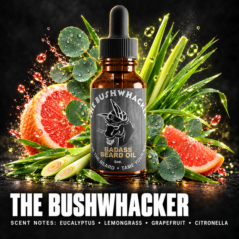 Badass Beard Care The Bushwhacker Beard Oil OIL Black