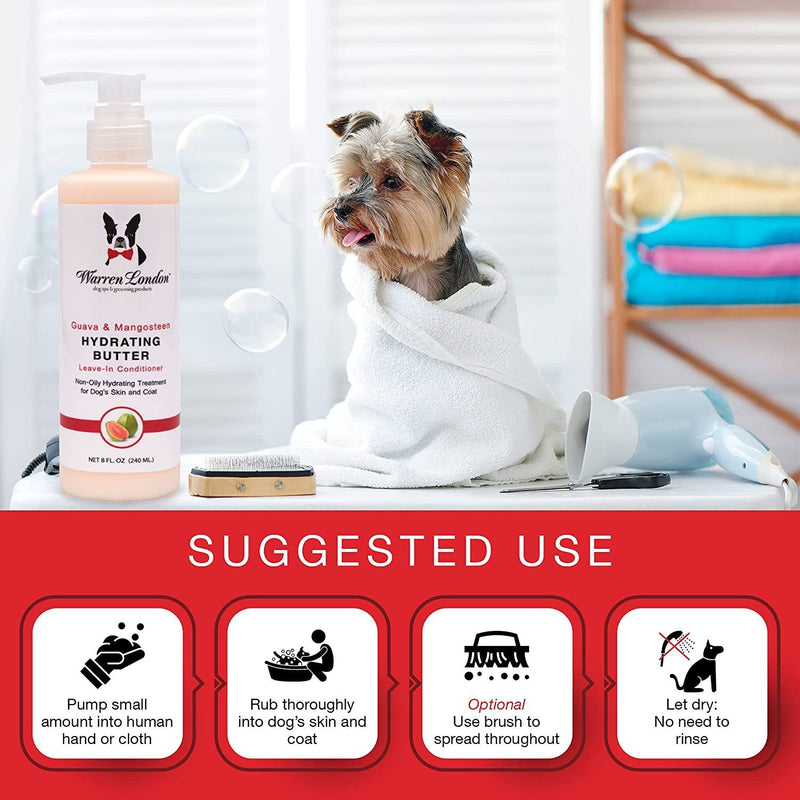 Warren London Hydrating Butter - For Dog's Skin & Coat - Leave-In Moisturizer Spa Product