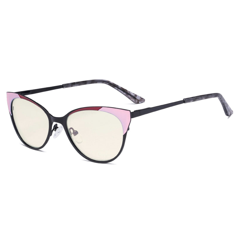eyekeeper.com Cat-eye Blue Light Filter Eyeglasses LX19033-BB40 Eyeglasses