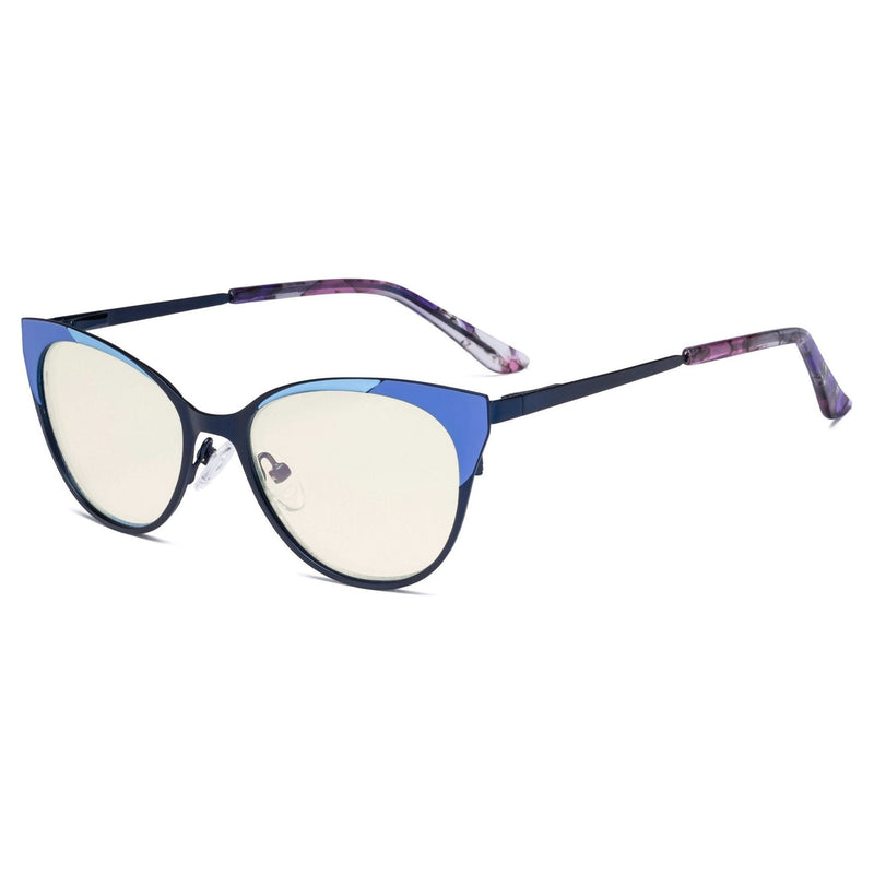 eyekeeper.com Cat-eye Blue Light Filter Eyeglasses LX19033-BB40 Eyeglasses