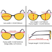 eyekeeper.com Cat-eye Anti-reflective Blue Light Eyeglasses LX19033-BB90 Eyeglasses