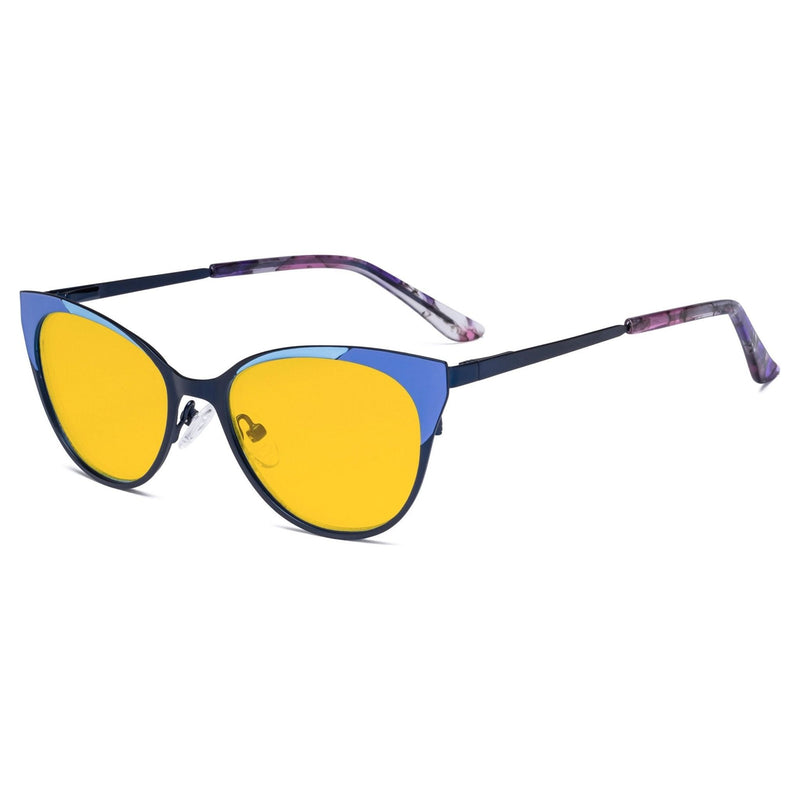 eyekeeper.com Cat-eye Anti-reflective Blue Light Eyeglasses LX19033-BB90 Eyeglasses