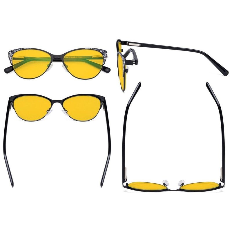 eyekeeper.com Cat-eye Blue Light Blocking Eyeglasses LX19044-BB90 Eyeglasses