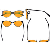 eyekeeper.com Cat-eye Design Blue Light Blocking Eyeglasses LX19044-BB98 Eyeglasses