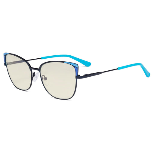 eyekeeper.com Stylish Classic Blue Light Filter Eyeglasses LX19032-BB40 Eyeglasses