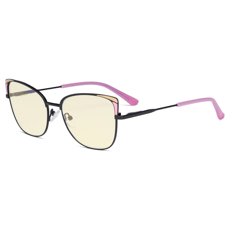 eyekeeper.com Stylish Classic Blue Light Filter Eyeglasses LX19032-BB40 Eyeglasses