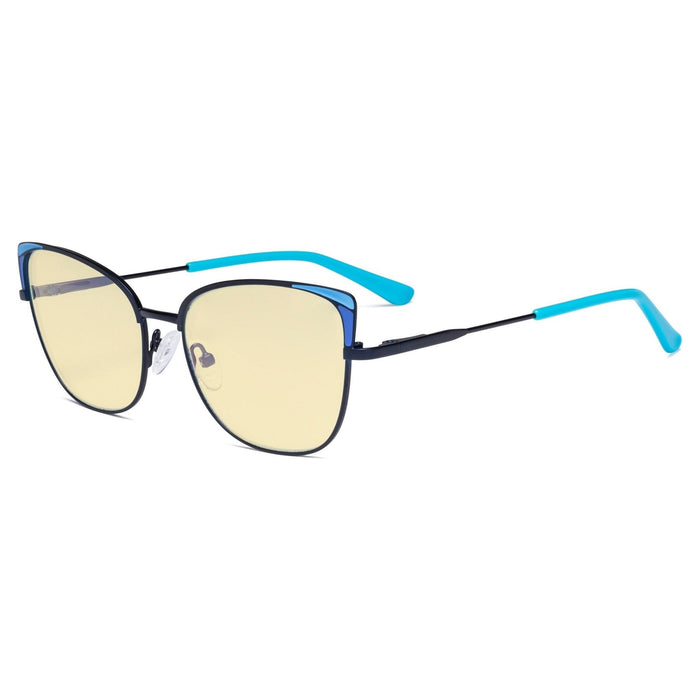 Eyekeeper.Com - Stylish Chic Blue Light Blocking Eyeglasses Lx19032-Bb60